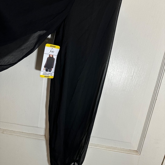 Joie limited edition, long sleeve smock necked blouse top. Med. New With Tags - Picture 3 of 10